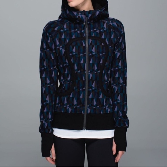 Lululemon Scuba Hoodie, Stained Glass Love Nightfall Size 2 - Picture 1 of 10